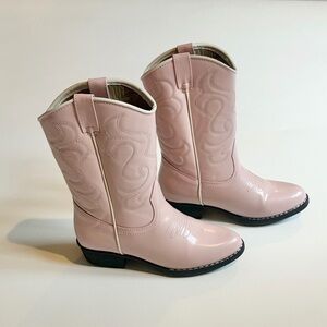 NWT Canyon Trails Girls Cowboy Boots Size 1